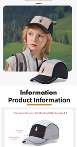 Dettagli taglia cappello sole bambini 50-54cm per bambini e bambine dai 4 agli 8 anni