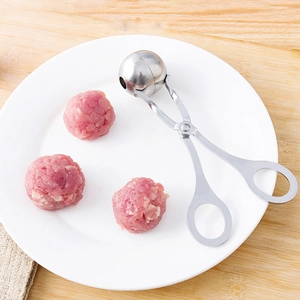 Stainless Steel Meatball Maker Manual Meat Fish Ball Clip Plastic Rice Ball Shaker Mold Kitchen DIY Cooking Tools
