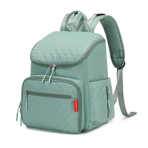 Large Capacity Diaper Bag Backpack Quilted Waterproof Travel Mommy Bag With Thermal Pockets Multi Functional Organized