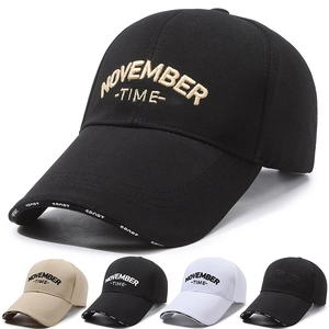 Baseball Cap Letter Embroidered Polyester Adjustable Sun Protection Sport Outdoor Casual Hat For Men Women