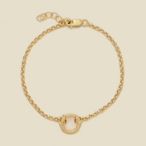 Birthstone Square Zircon Pendant Bracelet Copper Stainless Steel Adjustable Paperclip Chain Fashion Jewelry For Women