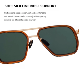 Dettaglio dei naselli in silicone morbido regolabili per il massimo comfort e senza segni