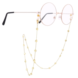 Stainless Steel Glasses Chain With Star Charms Anti Slip Eyewear Strap Mask Lanyard Trendy Jewelry For Women