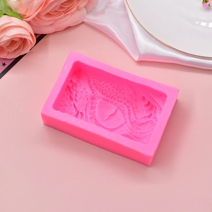 Pink dragon eye and scales silicone mold for chocolate, soap and scented candle crafts