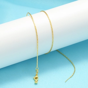 Minimalist Snake Bone Chain Necklace And Bracelet Brass Gold Plated Adjustable Length Fashion Jewelry For Women