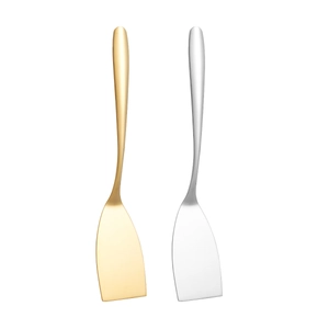 Verdicktes 304 Edelstahl-Spatelset in Gold und Silber für Steak und Pizza