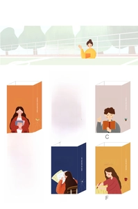 Detailed grid view of six illustrated Teacher Appreciation paper gift bags in various colors