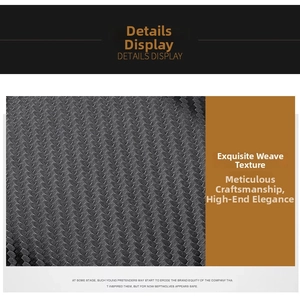Close-up of carbon fiber pattern showing detailed twill weave texture on a men's wallet