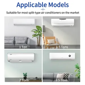 Universal air conditioner cleaning covers for various 1-2.5 HP wall-mounted AC units