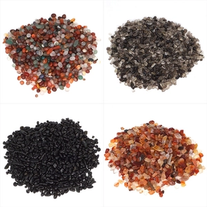 Assorted natural polished crystals including Amethyst, Rose Quartz, and Agate stones