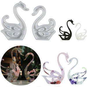 Stampo In Silicone A Forma Di Cigno DIY Resina Epossidica Strumento Per Creare Ornamenti Di Cigno Decorazione Casa