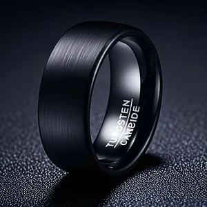 Minimalist Stainless Steel Titanium Ring For Men Women Hip Hop Brushed Matte Polished Plain Band Ring Tungsten Carbide Style Daily Unisex Jewelry Gift