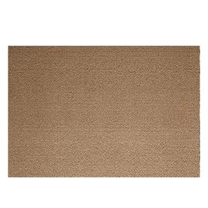 Brown woven sisal-style rug with durable texture and non-slip backing for living room