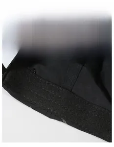 Detail of the moisture-wicking sweatband inside the breathable printed baseball cap