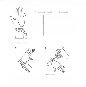 Size guide for 8mm natural stone bracelets showing 165mm to 215mm wrist measurements