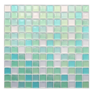 Mosaic Wall Sticker 3D Self Adhesive Tile Decal Waterproof Oil Proof For Kitchen Bathroom PET PVC PU Home Decor