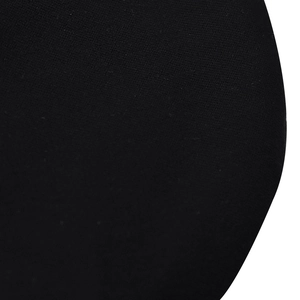 Close-up of premium black knitted fabric texture showing dense fine weaving detail