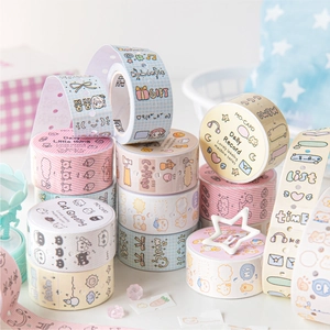 Cute Cartoon Cat Washi Tape Set Decorative Paper Masking Tape For Journaling Scrapbooking DIY Crafts Daily Stationery