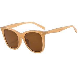 Women Oversized Cat Eye Sunglasses UV Protection PC Frame Trendy Retro Outdoor Fashion Travel Eyewear