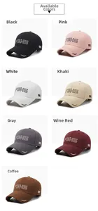 Multiple colors of embroidered baseball caps featuring 1978 and FBXS lettering design
