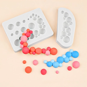 Silikonform für Perlen und Blasen für Tortendekoration und Backen von Fondantformen