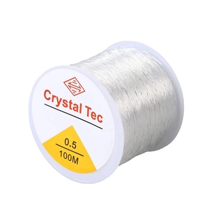 Transparent crystal elastic cord 0.5mm 100m for DIY jewelry beading and bracelets