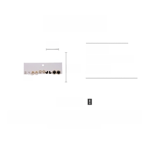 Set of 6 pairs of gold and black earrings including velvet bows and pearl studs
