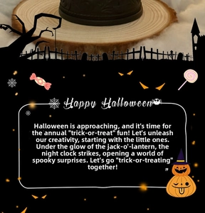 Halloween decorative LED lantern with spooky pumpkin, bat silhouettes and castle graphics