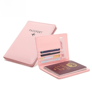 Passport Holder PU Leather RFID Blocking Travel Wallet Multi Card Slot Waterproof Cover For Men Women