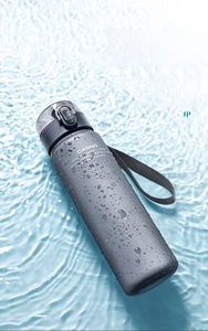 Macro detail of CASNO sports water bottle made of healthy PP and PC materials