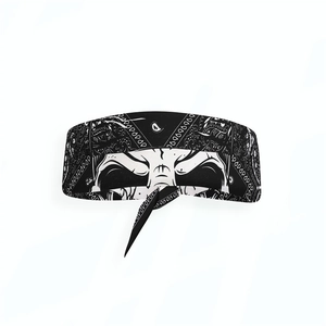 Hip-hop style skull and paisley pattern bandana for cycling and outdoor sports