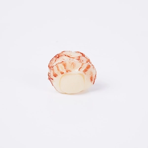 Realistic PVC scallop meat artificial food model for kitchen play and photography prop