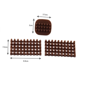 Alphabet and number stamp mold set for cookie and fondant cake decoration with holder