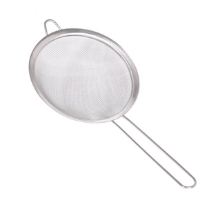 Japanese style stainless steel fine mesh strainer for soy milk and juice filtering
