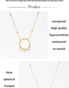 Detail view of gold and silver dreamcatcher necklaces with waterproof and tarnish-free features