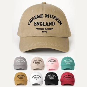 Retro Baseball Cap Embroidery Letter Print Adjustable Sun Protection Outdoor Sports Vintage Hat Men Women
