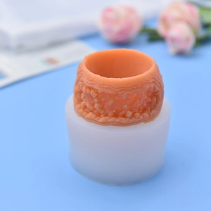 Stampo in silicone fai-da-te per vasi in cemento per piante grasse e candele iceberg