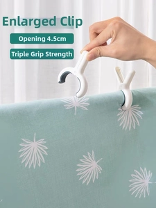 Detail of large anti-slip clothes peg with 4.5cm wide opening for heavy blankets