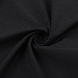 Detailed close-up of premium black lace dress fabric with high elasticity and soft texture