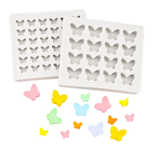 Moules en silicone papillon pour résine et fondant avec lot de 16 et 30 cavités