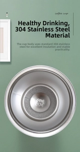 Detailed view of food-grade 304 stainless steel interior with SUS 304 stamp