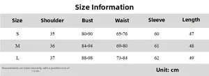 Tableau des tailles pour T-shirt ajusté à col carré avec mesures de poitrine et de taille