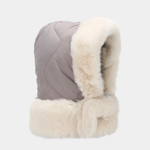 Winter Trapper Hat Faux Fur Quilted Bomber Cap With Ear Flaps Windproof Warm Outdoor Skiing For Men Women