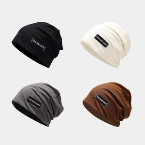 Knitted Slouchy Beanie Hat Breathable Lightweight Mesh Skull Cap For Outdoor Sports Sleep Wear Unisex Fashion Accessory