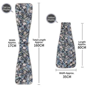 Bavoir imperméable pour adultes à motif floral de 160cm pour les repas des seniors