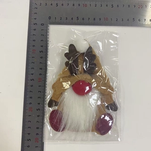 Christmas gnome cutlery holder with reindeer design measuring approximately 15cm by 11cm