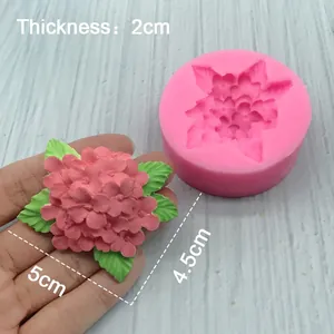 Daisy cluster silicone mold 4.5cm diameter for DIY handmade aroma gypsum and clay crafts
