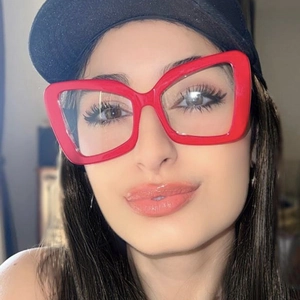 Oversized Cat Eye Anti Blue Light Glasses Fashion Irregular Butterfly Shape PC Frame AC Lens Optical Eyewear For Women