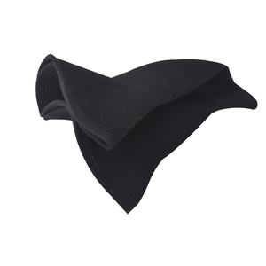 Classic black knitted witch hat for Halloween costume, breathable pointed wizard cap style