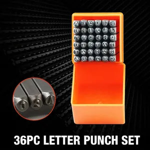 Metal Letter And Number Stamp Tool High Carbon Steel For DIY Leather Wood Jewelry Craft Marking Identification